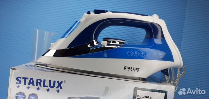 Паровой утюг Starlux Max5 2400w Подошва керамика