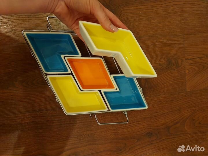 Менажница, набор соусников, блюд