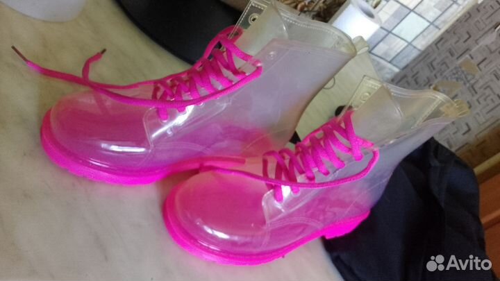 Женские резиновые сапоги