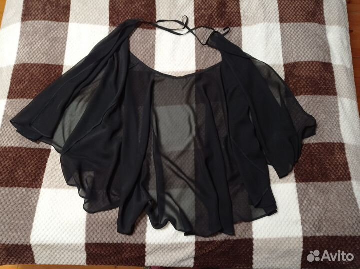 Юбка шифоновая удлиненная