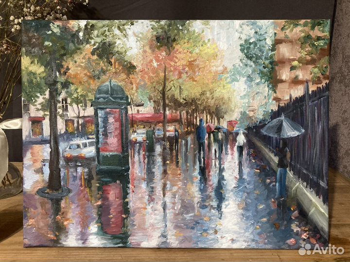 Вольная копия картины Эжена Джей Папроски. Масло