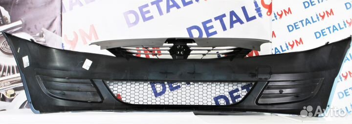 Бампер передний Renault Logan фаза 2 Blue Minerale