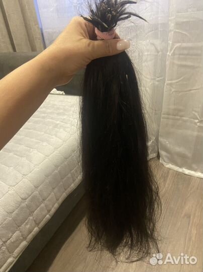 Волосы для наращивания натуральные бу 60 см