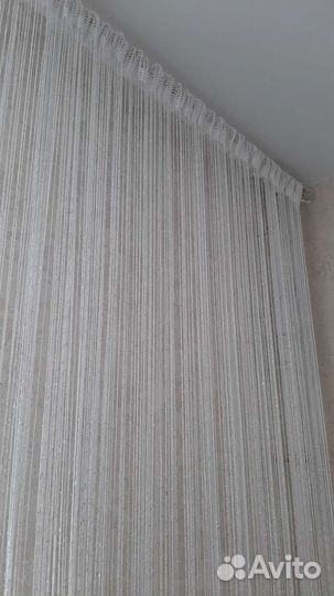 Шторы нити кисея