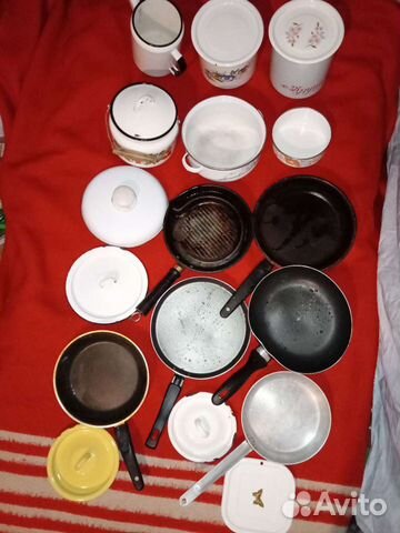 Сковороды, крышки и др