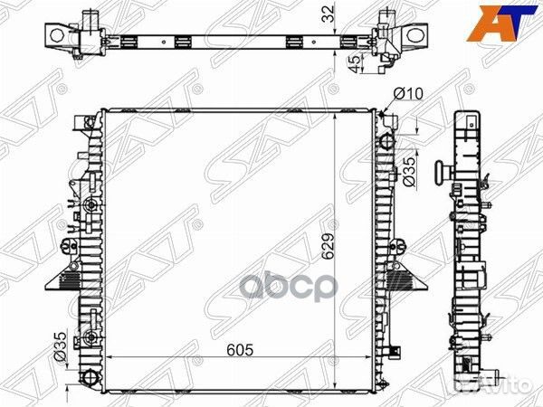 Радиатор Land Rover Discovery 04-09 / Range Rover