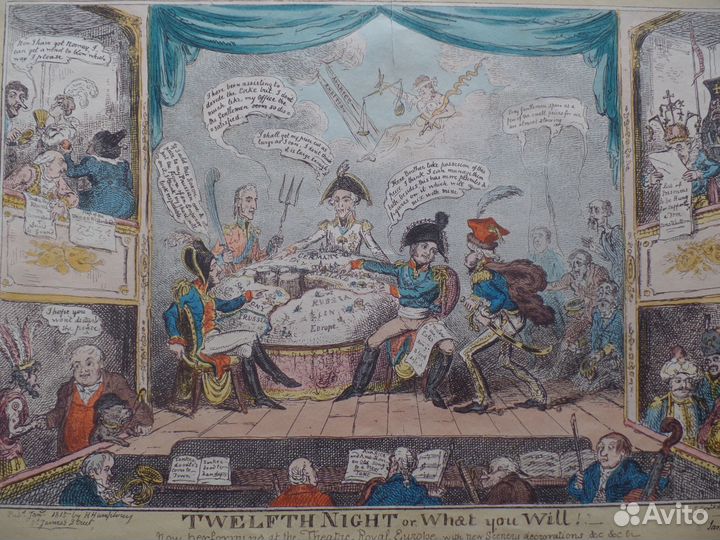 Наполеон Александр I Венский конгресс карикатура