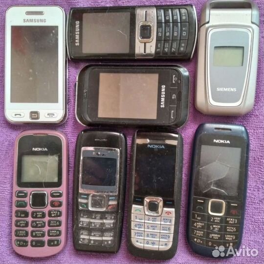 Кнопочные телефоны на разбор