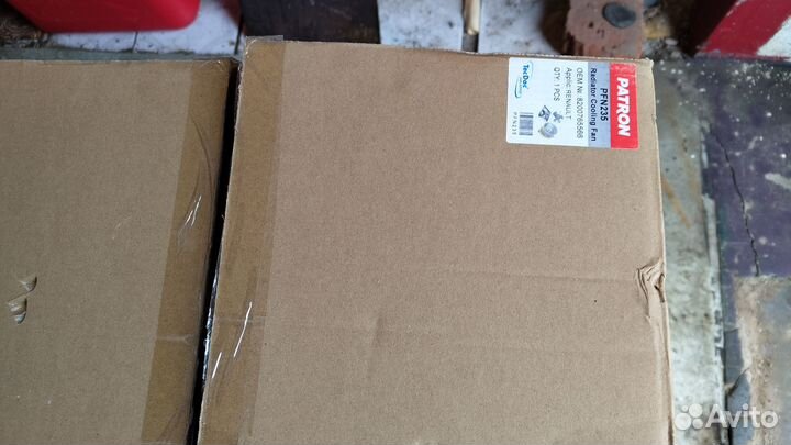 Вентилятор охлаждения двигателя largus