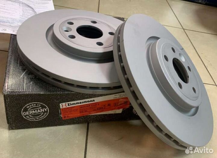 Диск тормозной пер. land rover velar/jaguar F-pace