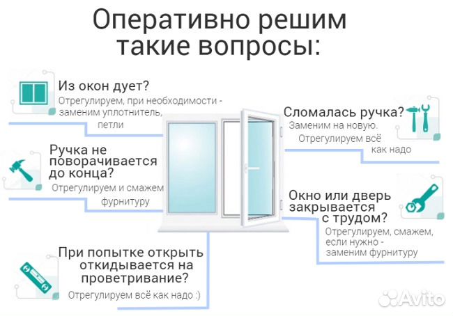 Ремонт Окон, Роллет Регулировка, Установка Дверей