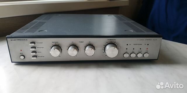 Усилитель Электроника У-043 HI-FI стерео купить в Москве | Электроника ...