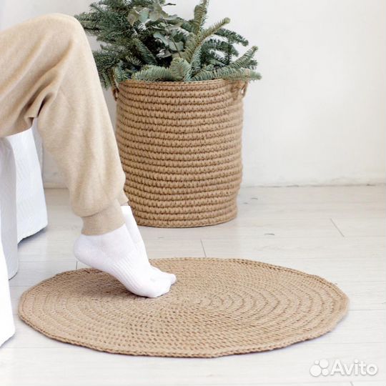 Ковер из джута