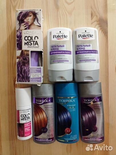 Краска и оттеночные бальзамы для волос