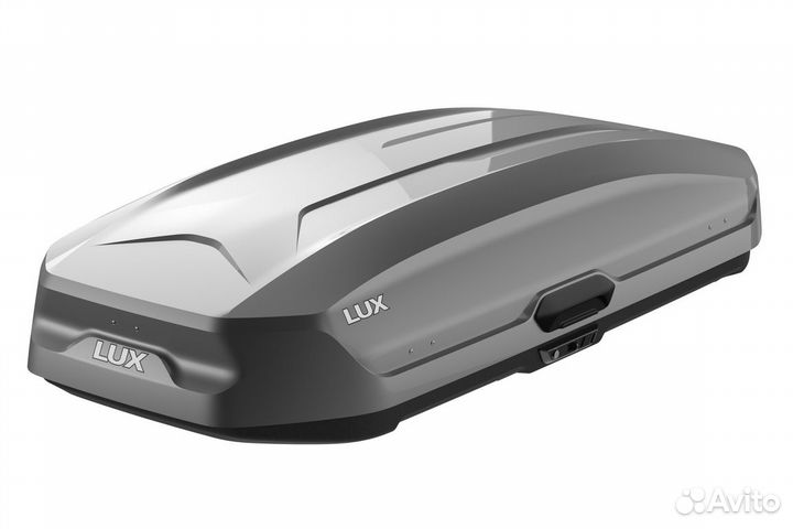 Бокс на крышу LUX tavr 197 серый металлик