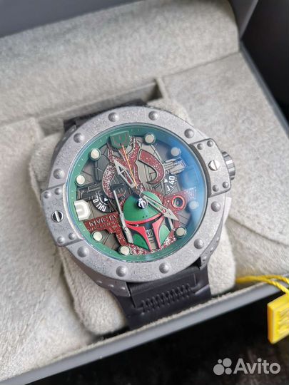 Часы Invicta Star Wars Boba Fett Напульсник Новые