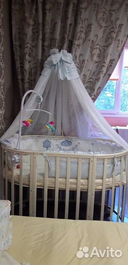 Балдахин, бортики в детскую кроватку