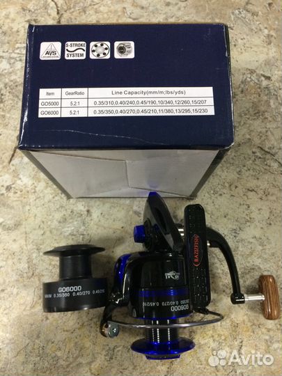 Катушка безынерционная GO 6000