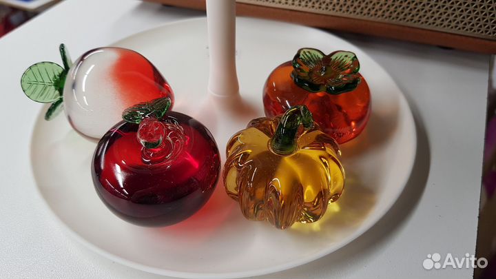 Сувенир из стекла цветного фрукты