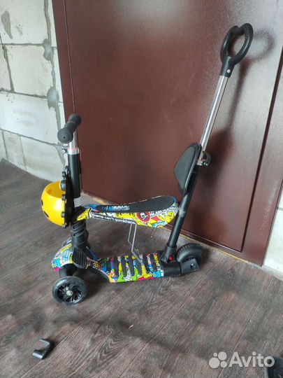Самокат Scooter 5 в 1 Божья коровка