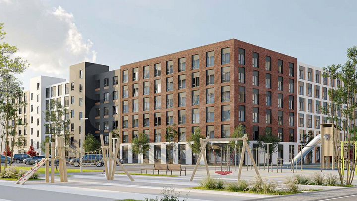 1-к. квартира, 59,8 м², 1/6 эт.