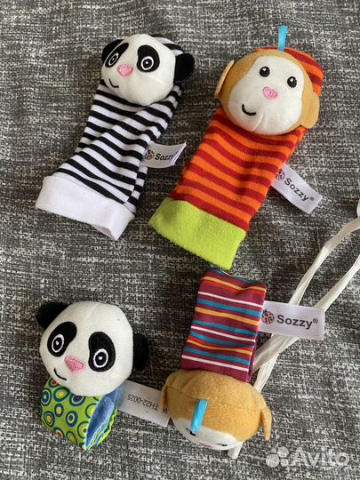 Развивающие игрушки для малышей Монтессори