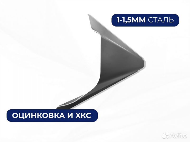 Ремонтные пороги и арки для Mitsubishi Горячий Ключ