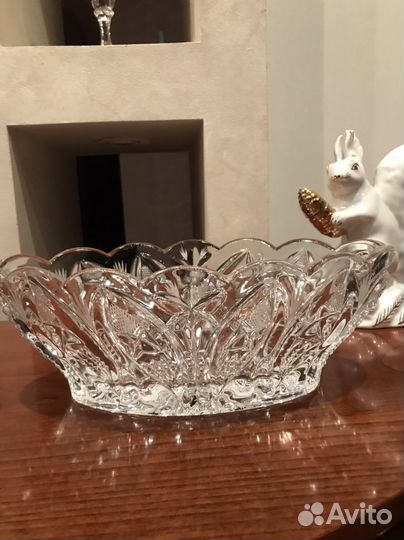 Хрустальная ваза времен СССР