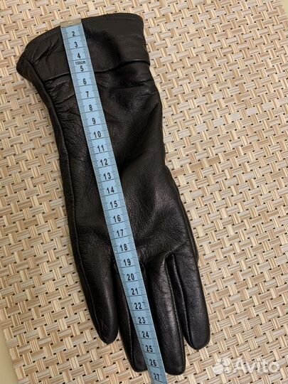 Перчатки кожаные женские