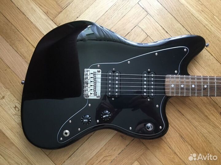 Fender squier affinity jazzmaster hh bk (с чехлом)