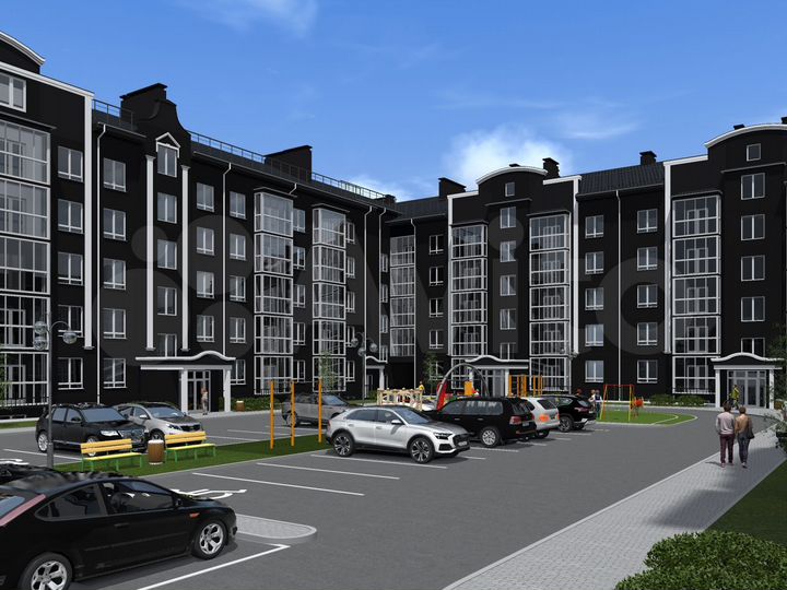 1-к. квартира, 38,9 м², 1/5 эт.