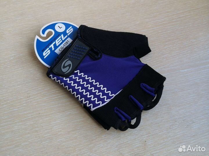 Велоперчатки Stels CG-1181, размер L, новые