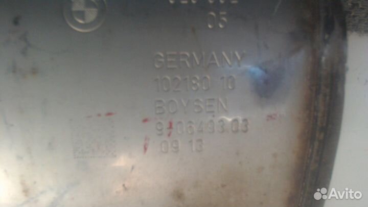 Глушитель BMW 4 F32, 2013