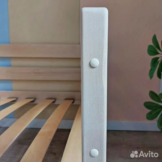 Кровать для 2-х детей из березы с лесенкой