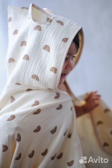 Муслиновое полотенце детское 2шт