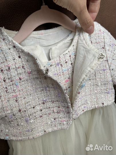 Платье праздничное для девочки на 12 мес