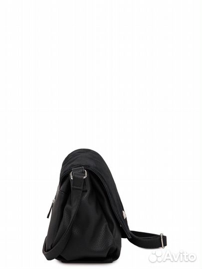 Черный кросс-боди S.Lavia замша, новая