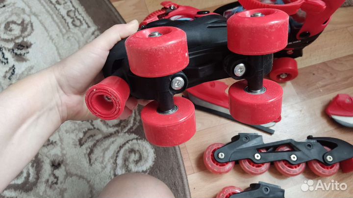 Ролики-коньки 3 в 1