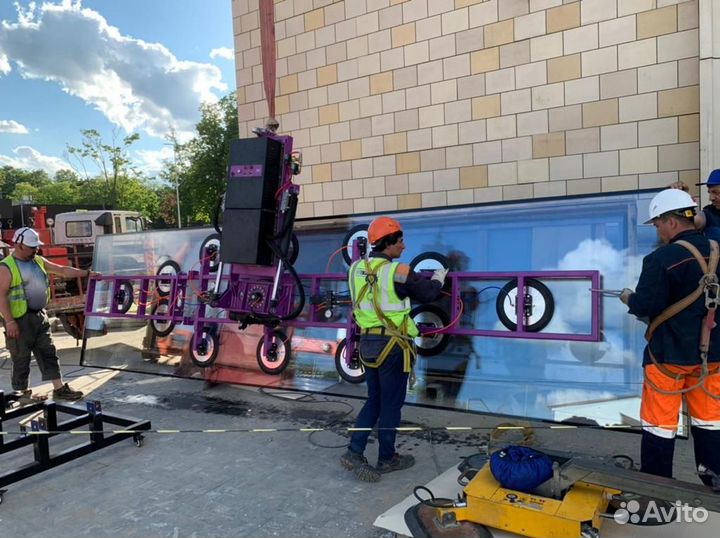 Вакуумный захват для стекла и сэндвич панелей