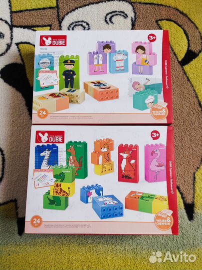 Конструктор Dubie животные профессии Lego Duplo