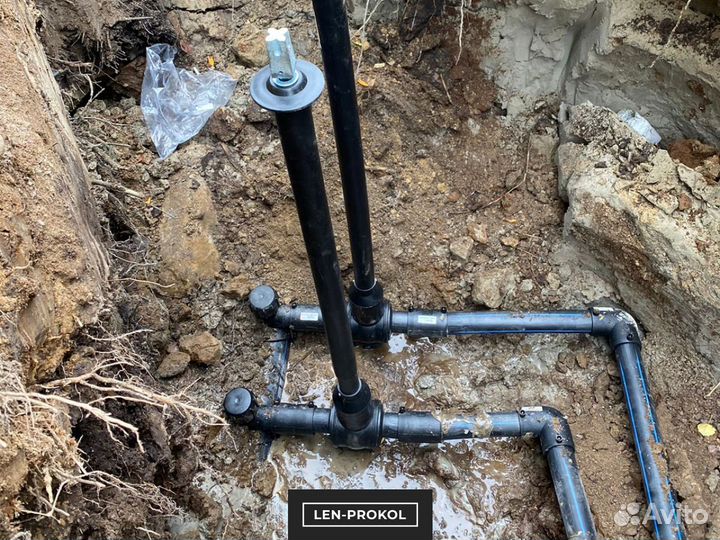 Прокладка водопроводов методом ГНБ