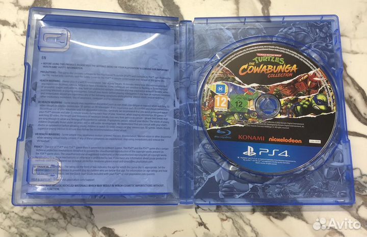 Диск PS4 tmnt The Cowabunga collection