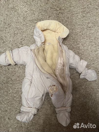 Детский зимний комбинезон 62-68см