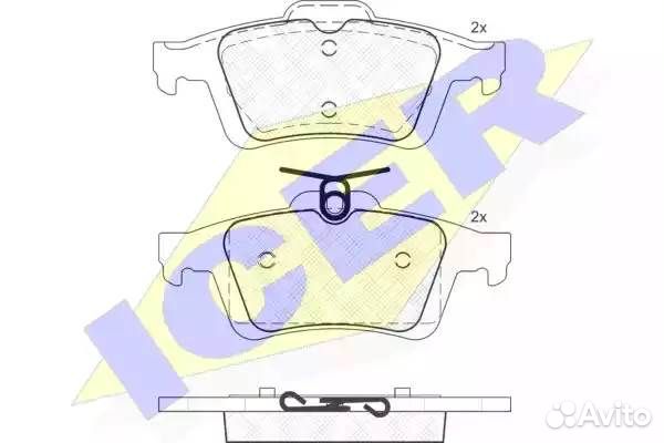Колодки торм.дисковые