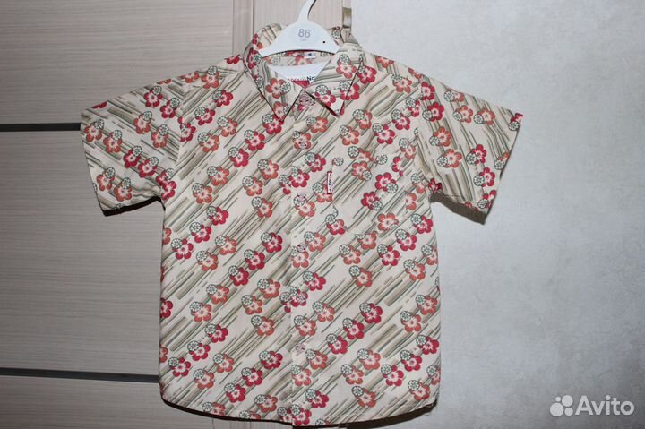 Рубашки, Nova, Play Today, размер 110-116 см