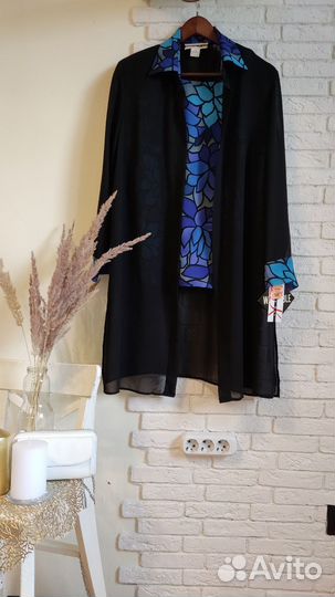 Накидка с топом 58-60