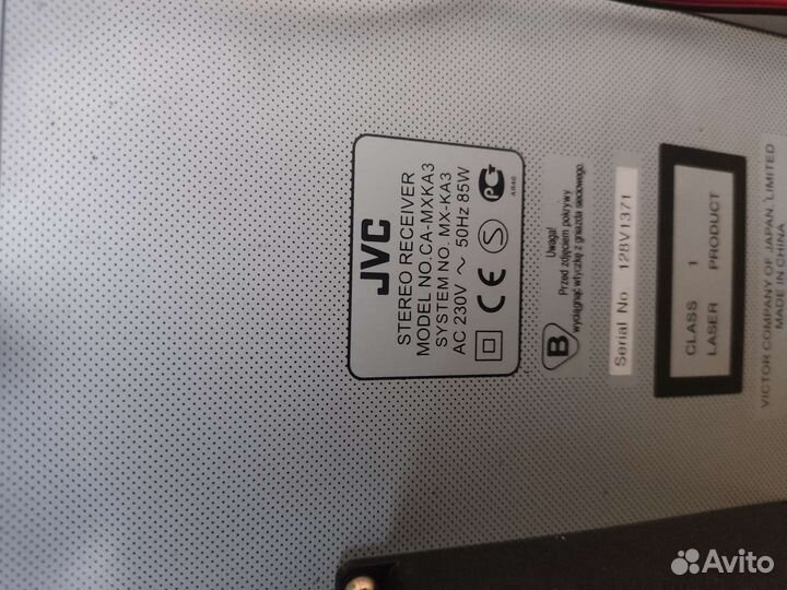 Музыкальный центр jvc