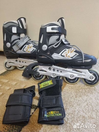 Роликовые коньки раздвижные 33-36