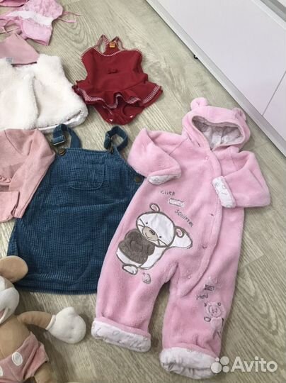 Вещи пакетом на девочку от 0 до 1