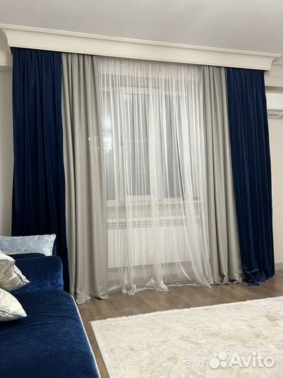 Комплект шторы и тюль